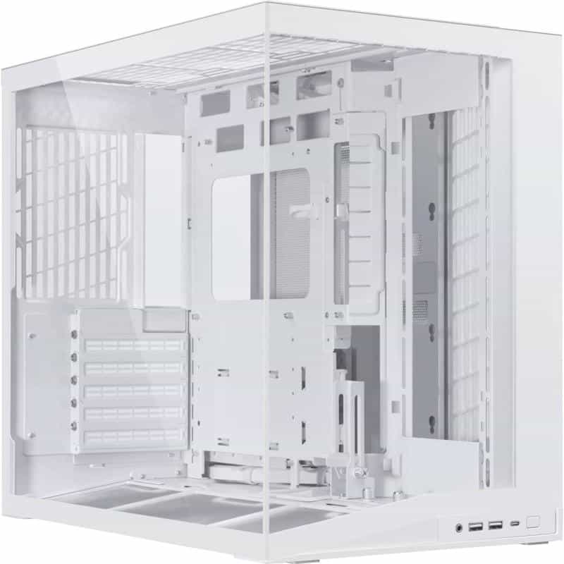 LIAN LI O11 Dynamic Mini V2 PC-Gehäuse, Mini-Gehäuse, ATX, Tempered Glass - weiß LIAN LI O11 Dynamic Mini V2 PC-Gehäuse, Mini-Gehäuse, ATX, Tempered Glass - weiß