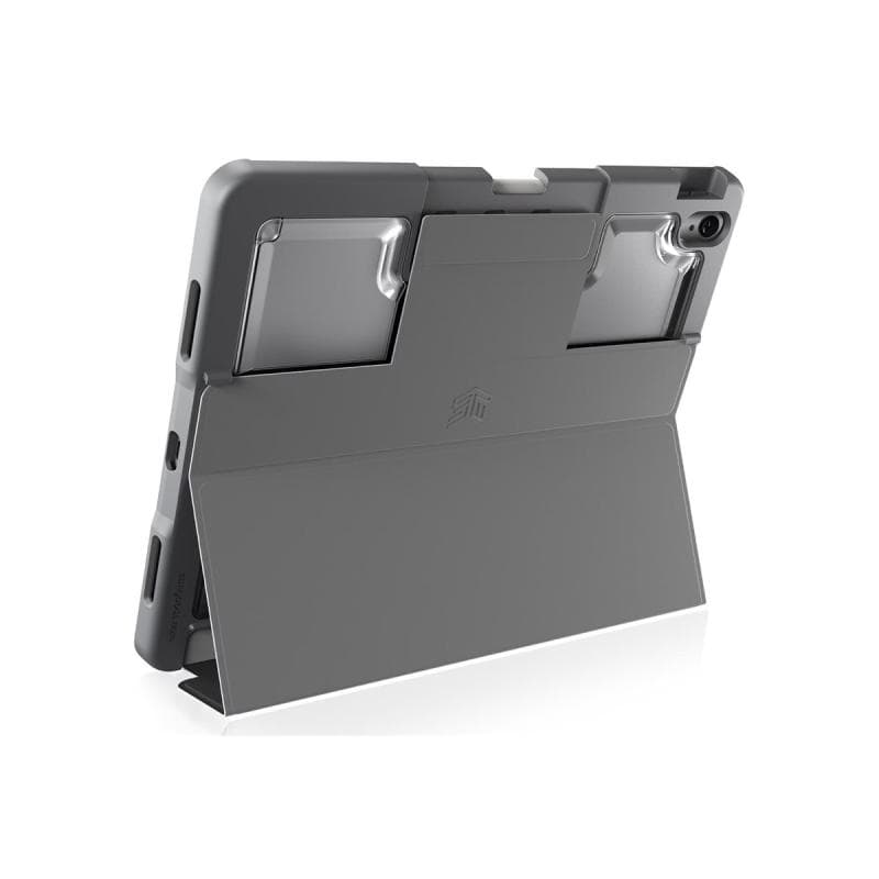 STM GOODS Dux Plus Case für Apple iPad Air 13 Zoll (M2/2024; M3/2025) schwarz/transparent