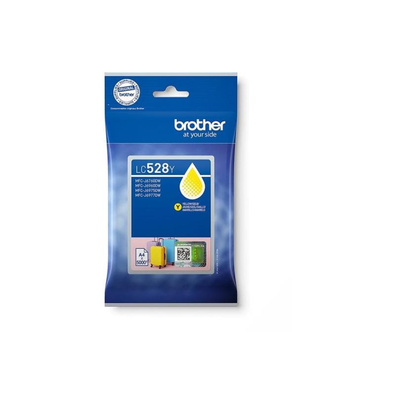 BROTHER LC528Y Yellow Ink Cartridge e Single Pac