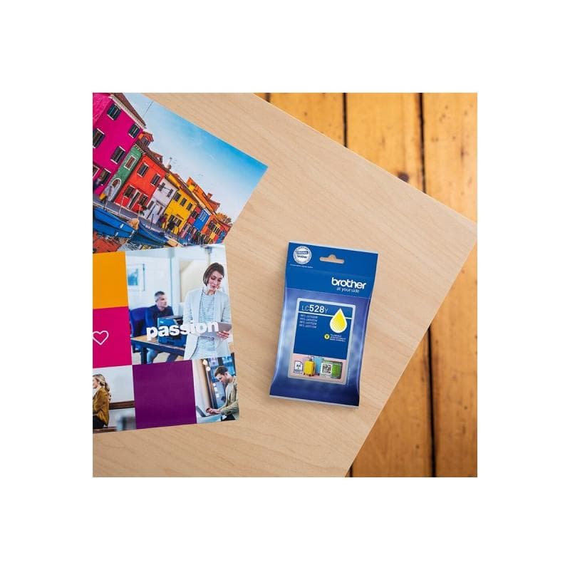 BROTHER LC528Y Yellow Ink Cartridge e Single Pac