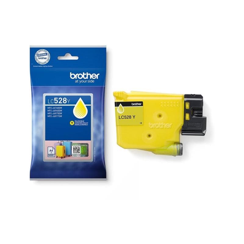 BROTHER LC528Y Yellow Ink Cartridge e Single Pac