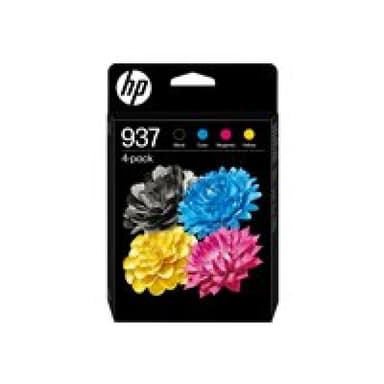 HP 937 CMYK Original Ink Cartridge 4-Pack