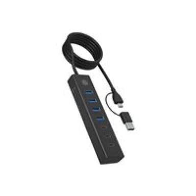 RAIDSONIC Hub 7-Port IB-HUB1737-C3 USB 3.2 Type-C/Type-A