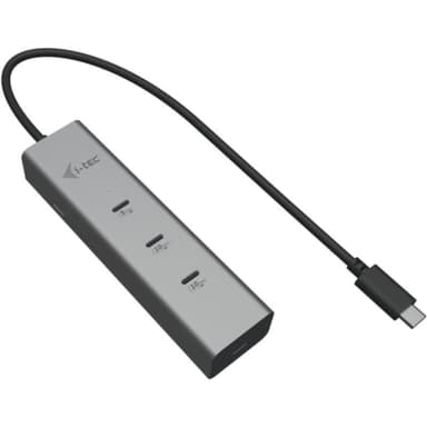I-TEC USB-C Charging Metal HUB 5port with USB-C video 8K 1xUSB-C video/Data 1xUSB-C PD/Data 1xUSB-C