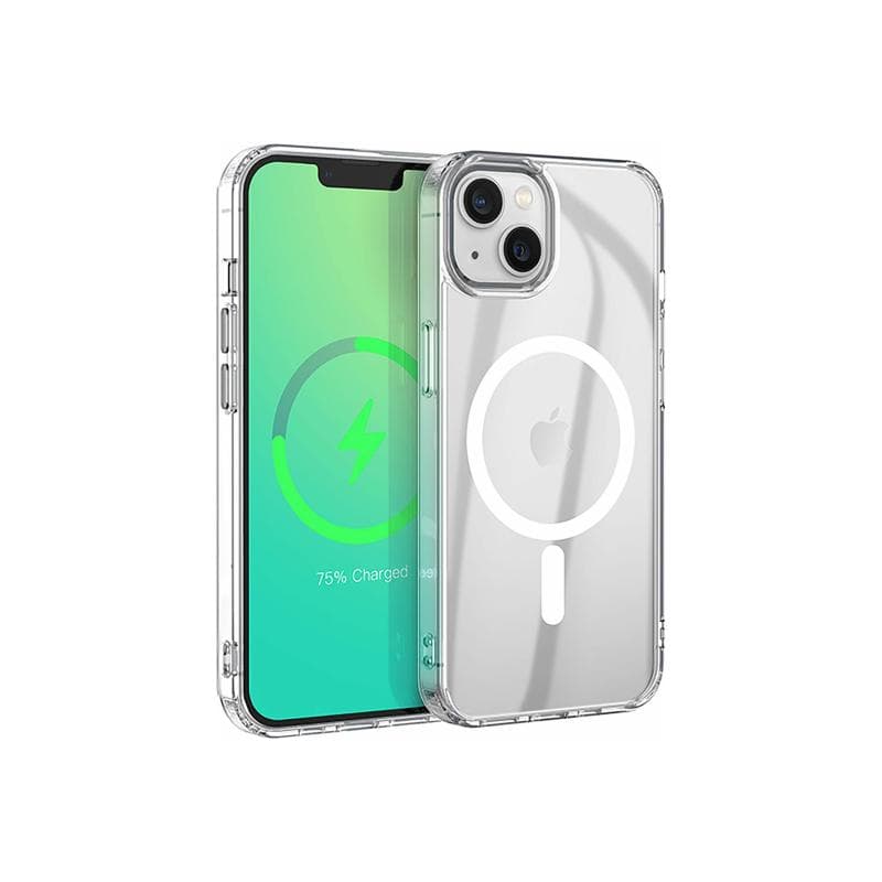 ESTUFF INFINITE (GRS) OSLO iPhone 15 Clear Magnetic Cover.