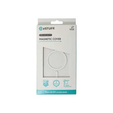 ESTUFF INFINITE (GRS) OSLO iPhone 15 Clear Magnetic Cover.