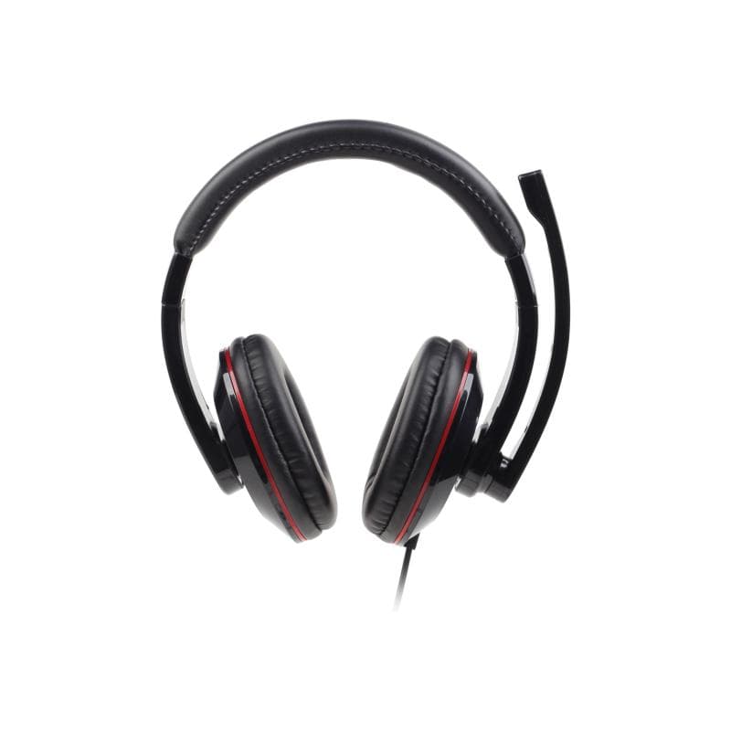 GEMBIRD Headset Gembird MHS-U-001, schwarz/rot, Retail