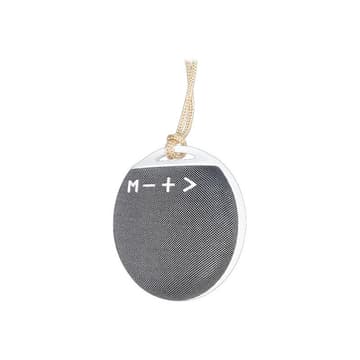 LOGILINK Bluetooth Lautsprecher rund, kompakt, weiß/grau