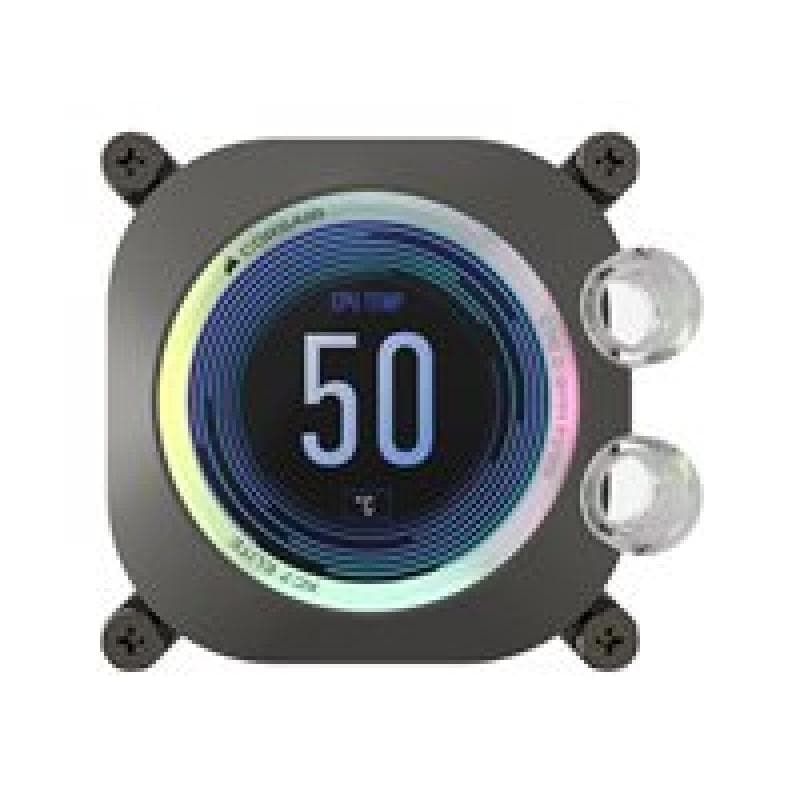 CORSAIR Hydro X Series XC7 RGB Elite LCD CPU Wasserblock LGA 1700, AM4 / AM5 - schwarz