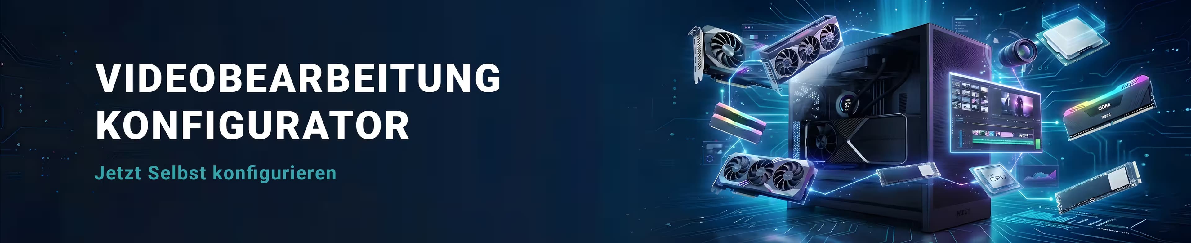 Videobearbeitung PC Konfigurator
