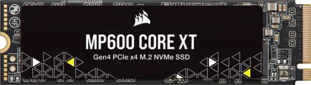 1TB Corsair Force Series MP600 Core XT, M.2 2280 PCIe 4.0 x4, Kühlkörper 1TB Corsair Force Series MP600 Core XT, M.2 2280 PCIe 4.0 x4, Kühlkörper