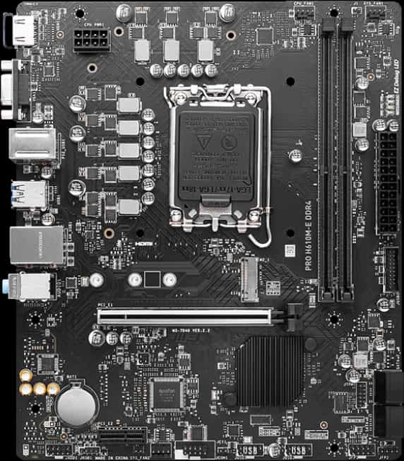 MSI PRO H610M-E DDR4 MSI PRO H610M-E DDR4
