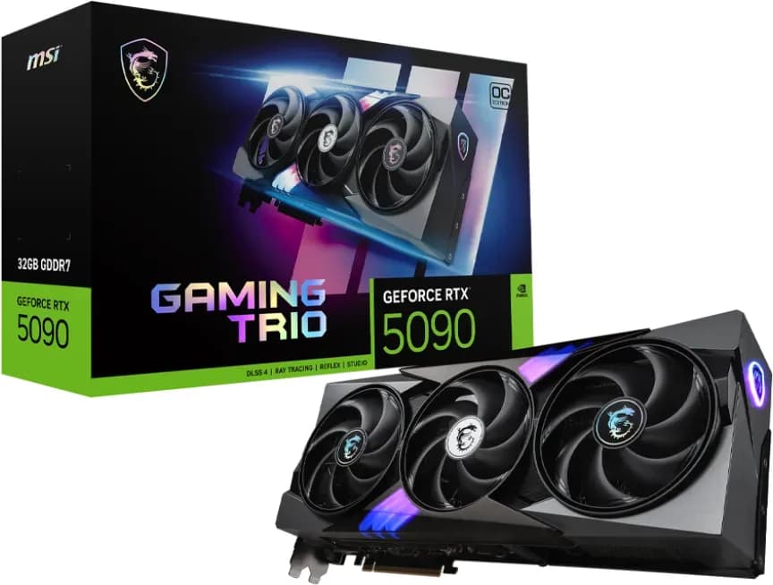 MSI GeForce RTX 5090 32G Gaming Trio OC, 32GB GDDR7, HDMI, 3x DP