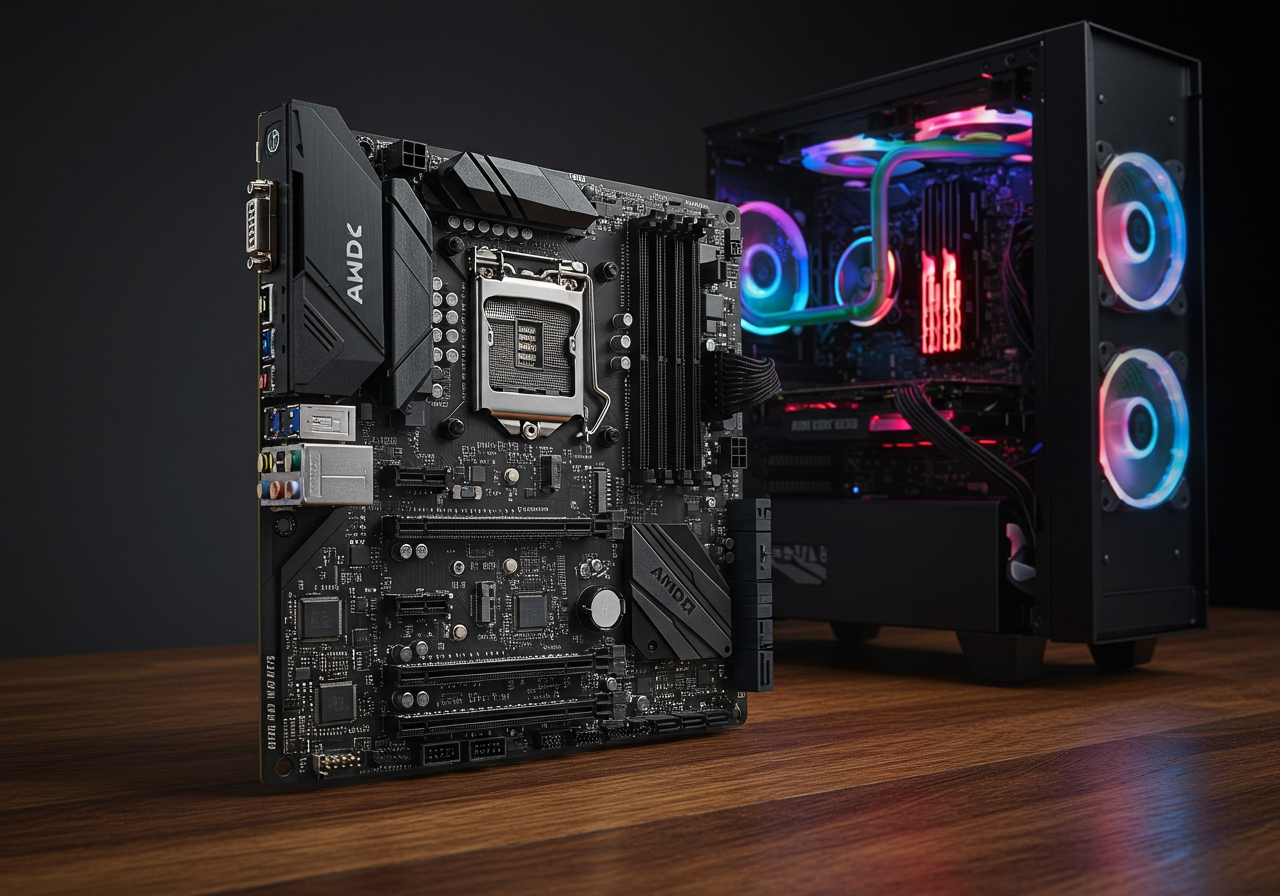 AM5-basierter Performance-PC (Ryzen 5 7500F, RX 7700 XT)