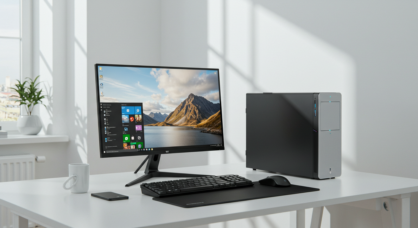 PC Komplett-Set mit Windows 11 Bereit für die Zukunft
