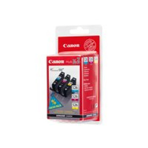 CANON CLI 526 Multipack 3er Pack Gelb, Cyan, Magenta Tintenbehälter 