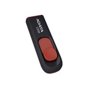  ADATA 32GB USB Stick C008 Slider USB 2.0 schwarz rot  