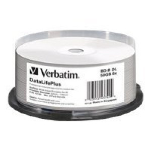  VERBATIM MED BD-R 50GB 6x 025er CB  