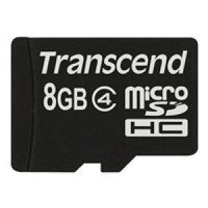  TRANSCEND SDHC CARD MICRO 8GB CLASS 4  