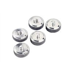 HAMA Wechselteller Zapfen A 1/4 > Bohrung B 3/8 5 Stk. 5121 