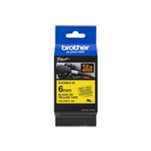 Tape TZEFX611/glb/bk/8m/6mm/flex/PT 1000 
