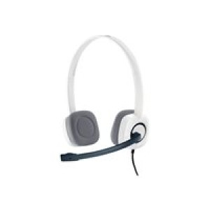 LOGITECH H150 Stereo Headset analoge 3,5mm Klinke cloud white 