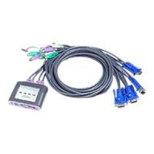  KVM Switch Aten  4P. PS2 VGA Audio  