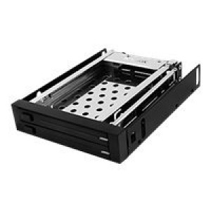  ICY BOX IB-2226StS 2x SATA Wechselrahmen fuer 2x 6,3cm 2.5Zoll HDDs SSDs in 3.5Zoll Schacht Hot-Easy  