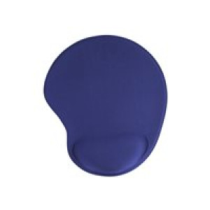 INLINE ® Maus-Pad, blau, mit Gel Handballenauflage, 230x205x20mm 