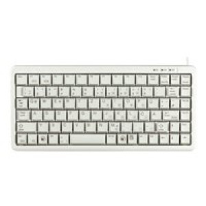  CHERRY G84-4100 LCAUS-0 PS2+USB Slim [US] wh +++ Tastaturen 