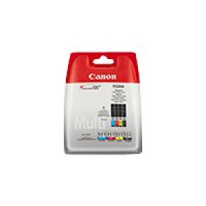 CANON CLI 551 C/M/Y/BK Multipack 4er Pack Schwarz, Gelb, Cyan, Magenta Tintenbehälter 