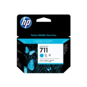 HP 711 3er Pack Cyan Tintenpatrone 