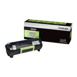 LEXMARK 502H Schwarz Tonerpatrone LCCP, LRP 