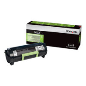LEXMARK 502X Besonders hohe Ergiebigkeit Schwarz Tonerpatrone LCCP, LRP 
