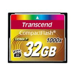  TRANSCEND 32GB Compact Flash Card 1000x  