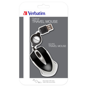  VERBATIM Optical Mini Travel Mouse Mäuse 