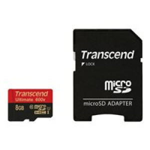  TRANSCEND 8GB microSDHC Class10 U1,MLC,600x  