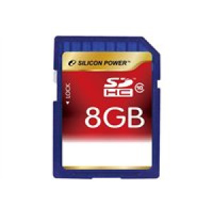  SD Card 8GB Silicon Power High Capacity Class 10  