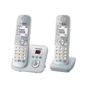 PANASONIC KX-TG6822GS perlsilber Duo mit AB 