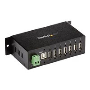 STARTECH.COM Mountable Rugged Industrial 7 Port USB Hub 