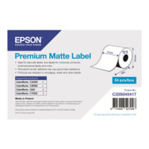 EPSON 1ROLL PREMIUM MATTE LABEL CONT 