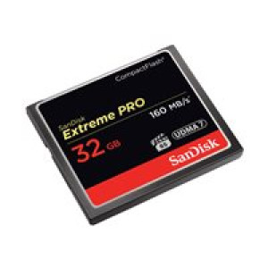  SANDISK Extreme Pro CF      32GB 160MB/s         SDCFXPS-032G-X46  