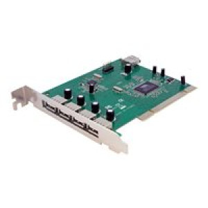 STARTECH.COM 7 Port USB 2.0 PCI Schnittstellenkarte - USB Controller Adapter Karte 