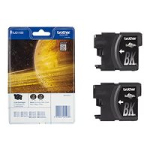 BROTHER Black Ink Cartridge 2p 