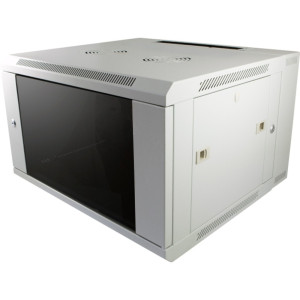 ALLNET 19""Wandgehäuse, 15HE, 2-teilig, T600mm, Lichtgrau, SMB-Serie, 