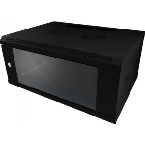 ALLNET 19""Wandgehäuse, 15HE, 1-teilig, T450mm, Schwarz, SMC-Serie, 