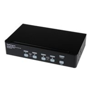  STARTECH.COM 4 Port Dual Link DVI USB KVM Switch mit Audio  