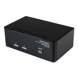  STARTECH.COM 2 Port DVI USB KVM Switch mit Audio und USB 2.0 Hub  