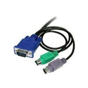  STARTECH.COM 1,8m 3-in-1 PS/2 VGA KVM Kabel - Kabelsatz für KVM Switch / Umschalter  