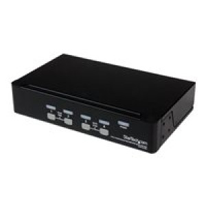  STARTECH.COM 4 Port VGA / USB KVM Switch - 4-fach VGA KVM Umschalter mit OSD zur Rack-Montage  